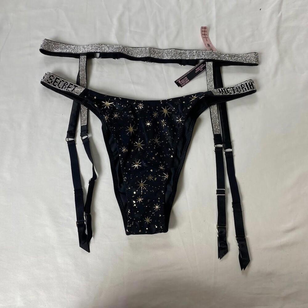 Victoria's Secret brazilian panty and garter set